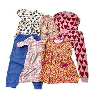 Hanna Andersson LOT BUNDLE Dresses Pajamas Pants PLAY CONDITION Girls size 5
